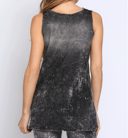 T-shirt long col Bénitier