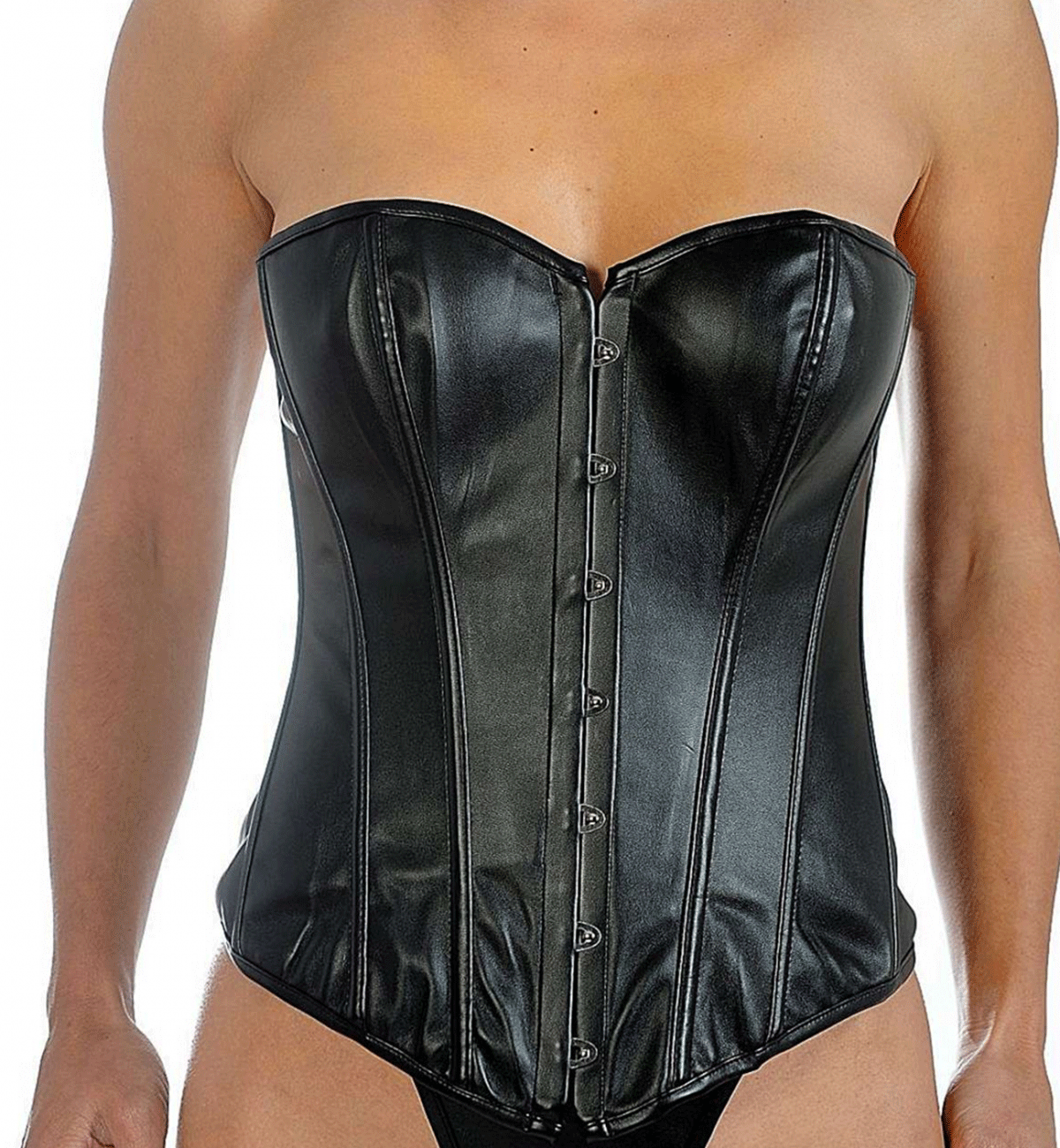 bustier simili cuir