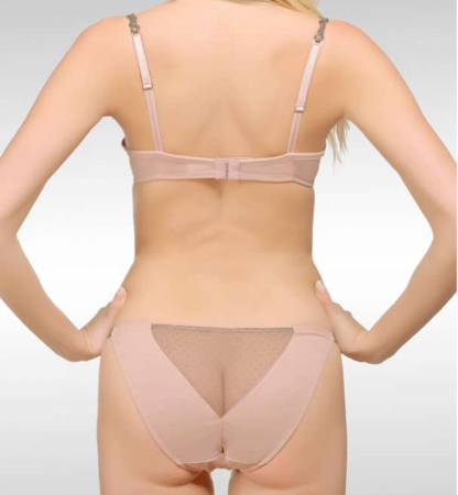 Soutien gorge corbeille en soie et...
