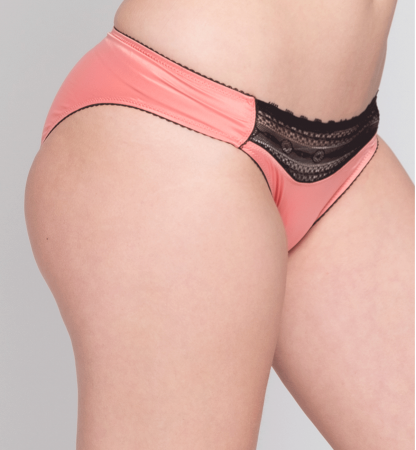 M & S Taille 6 Taille Basse String modal coton mélangé Knickers Culotte Rose 