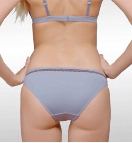 Culotte basique et dentelle Nude 2