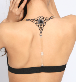 Bretelles amovibles perles