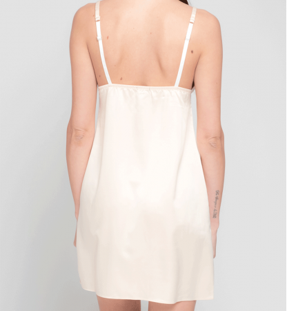 Nuisette satin et dentelle Ingrid