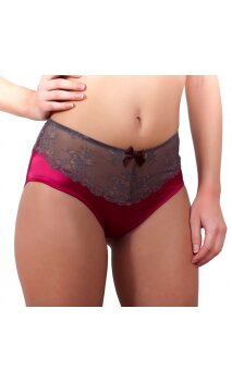 Culotte haute en soie et dentelle En Cachette 2