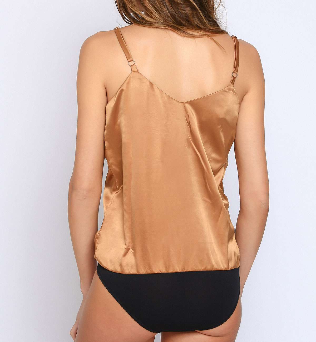 Body Débardeur Cache Coeur Satin