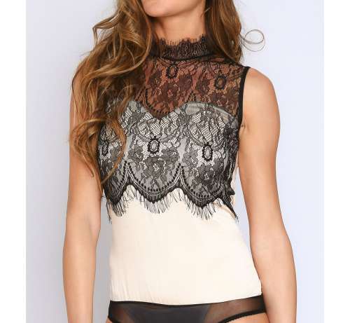 Body Chic satin et Dentelle