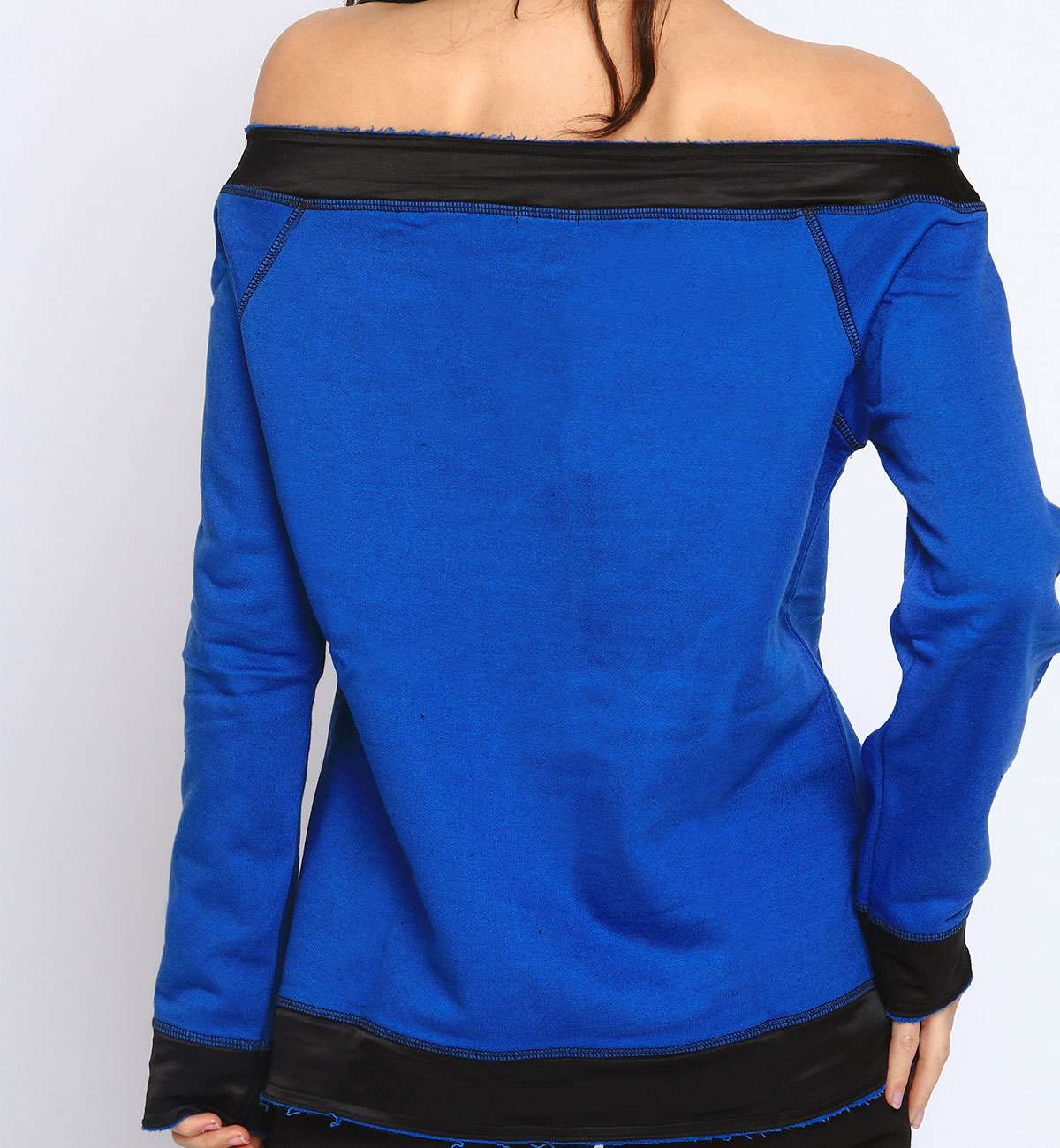 TOP SOLVIN BLEU COL BATEAU