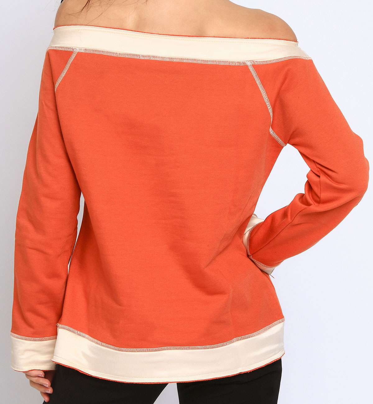 TOP SOLVIN ROUILLE COL BATEAU