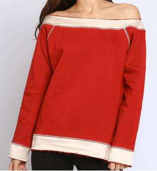 TOP SOLVIN BORDEAUX COL BATEAU 2