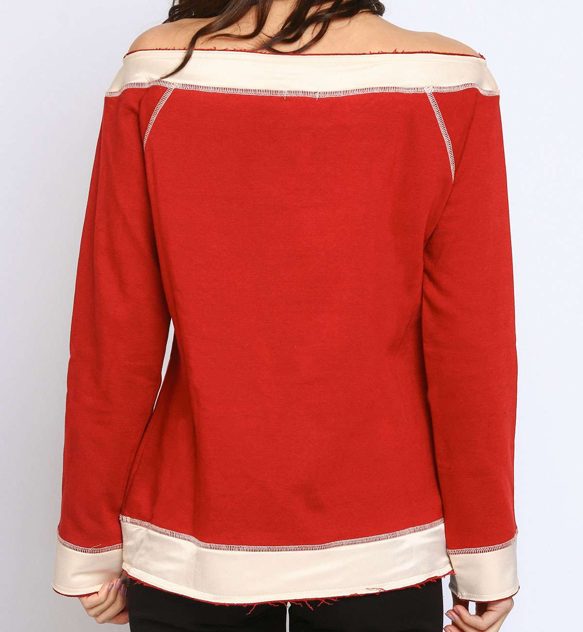 TOP SOLVIN BORDEAUX COL BATEAU