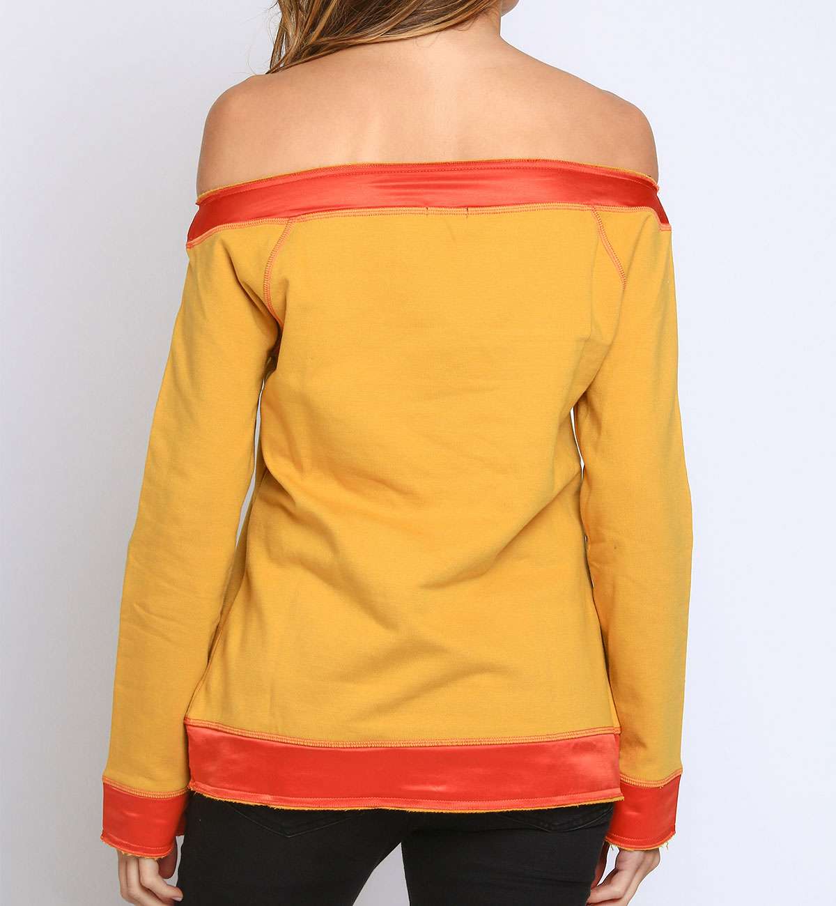 Sweat bicolor mo. col bateau