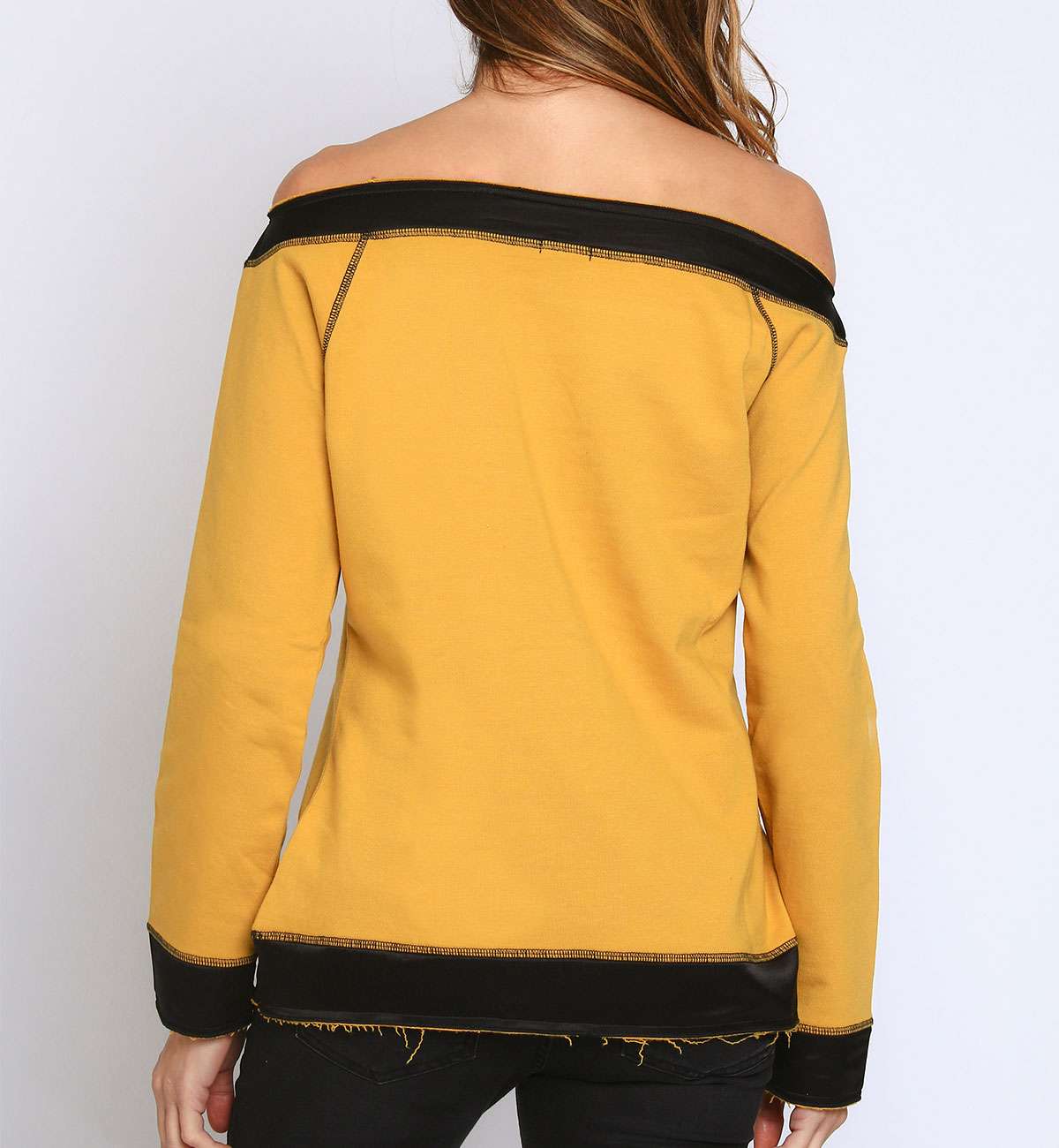 Sweat bicolor mo. col bateau