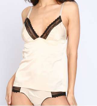 Caraco Satin Dentelle...
