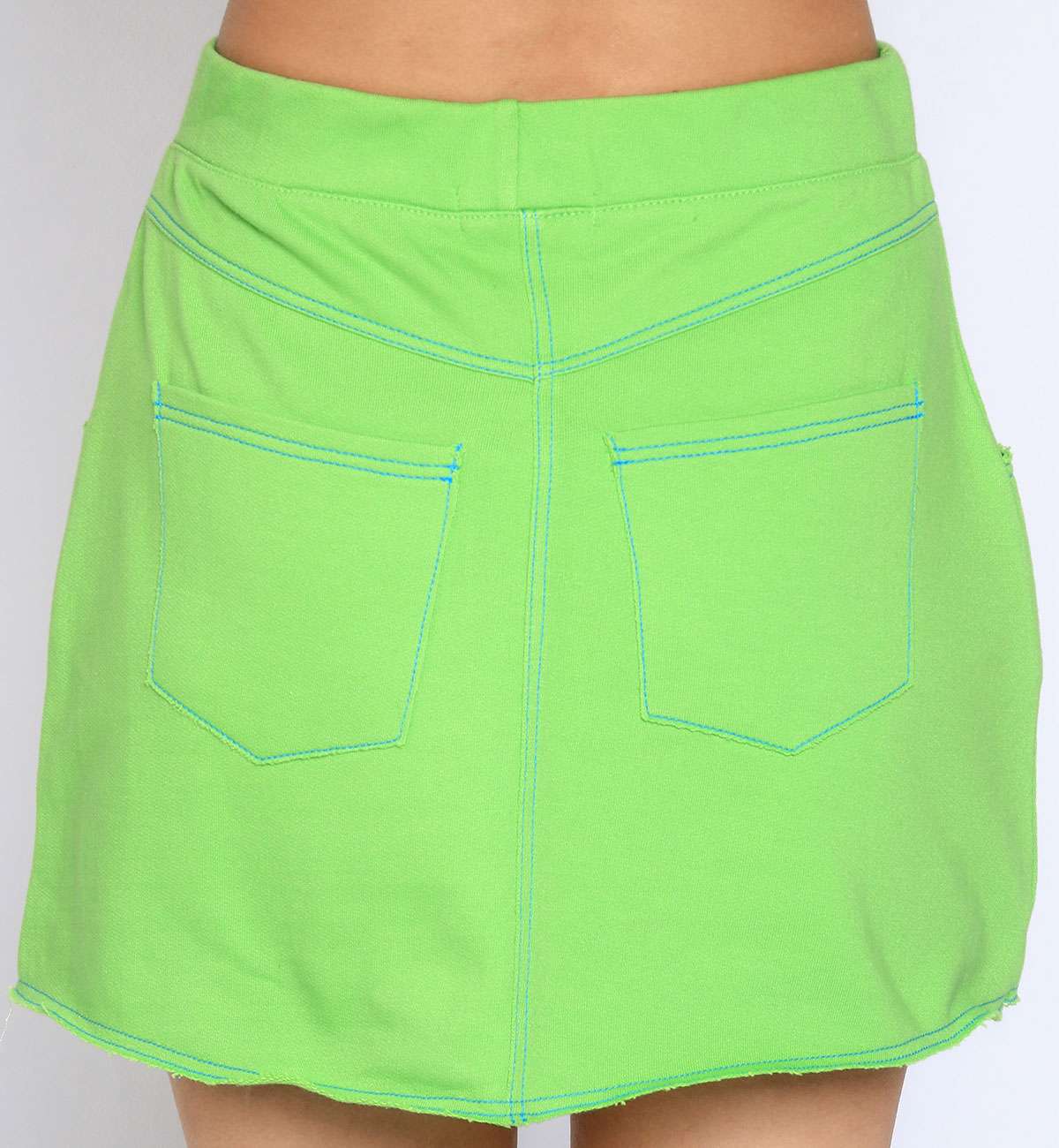 Jupe courte Taille Haute coton Léa
