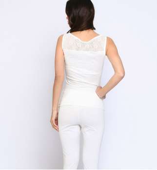 Débardeur Coton Dentelle 2