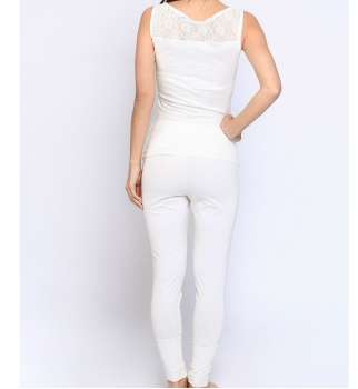 Pantalon Coton Dentelle 2