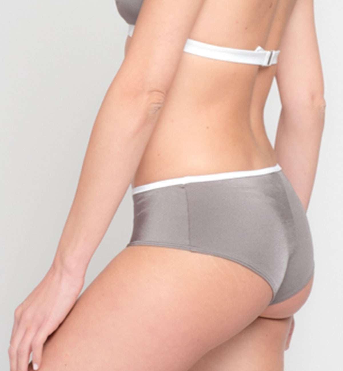 Shorty maillot de bain gris
