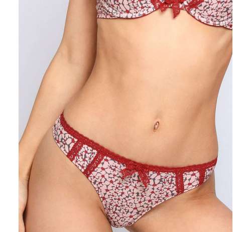 String en microfibre et dentelle  Balade Nocturne