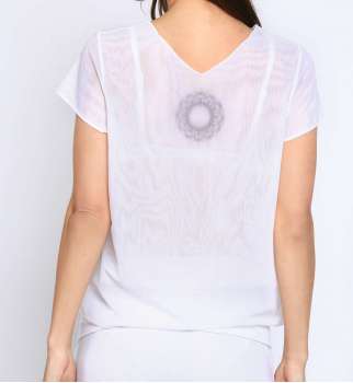 TOP BLEUET RESILLE 2