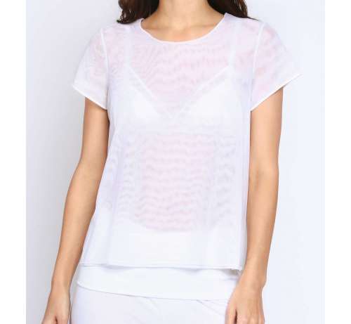 T Shirt résille tatoo rosace