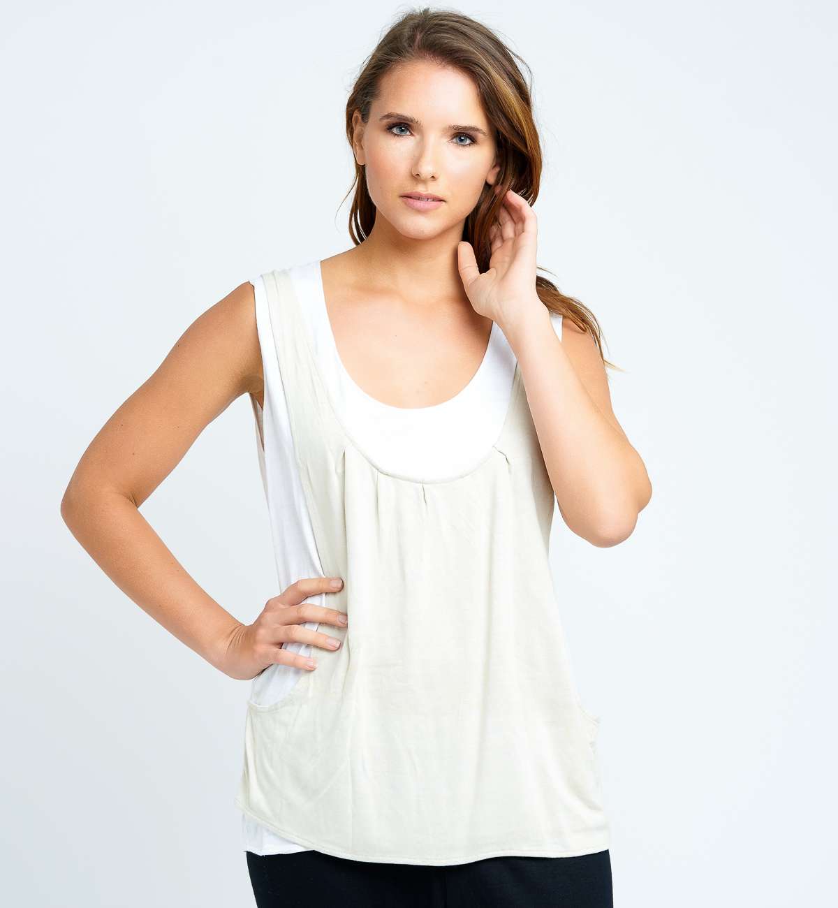 débardeur double bambou