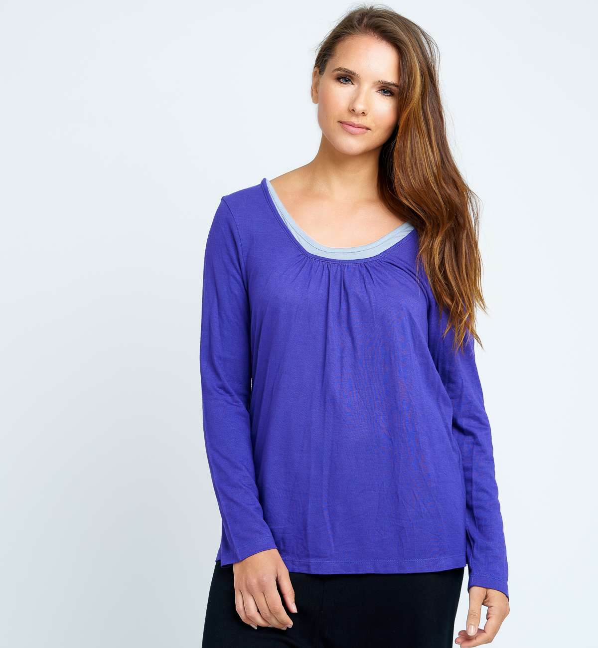 T-shirt double bambou manche longue