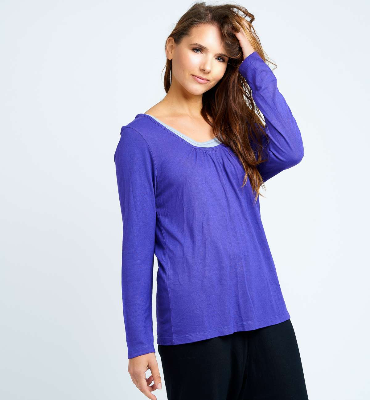 T-shirt double bambou manche longue