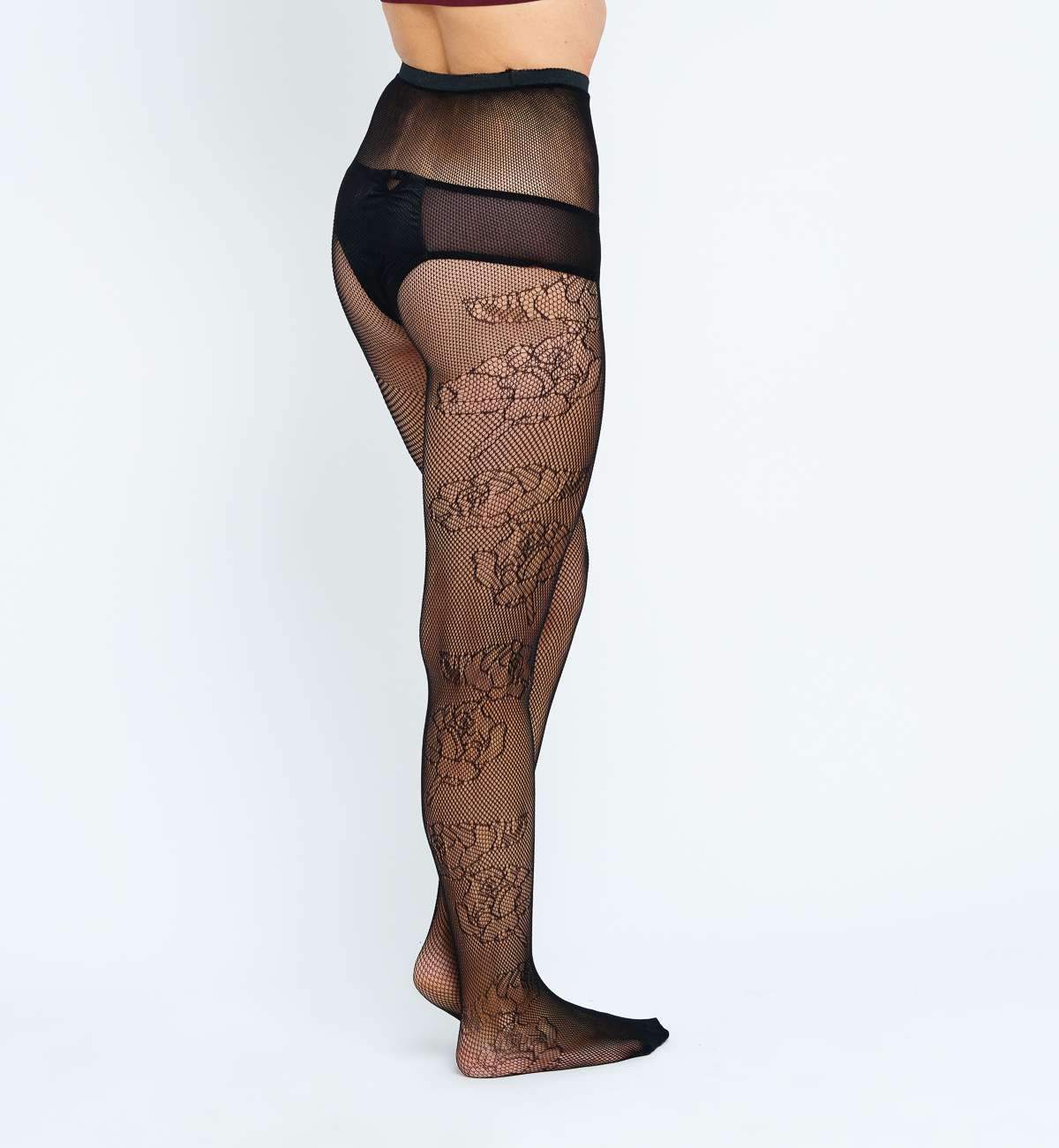 collant tatoo fleurs