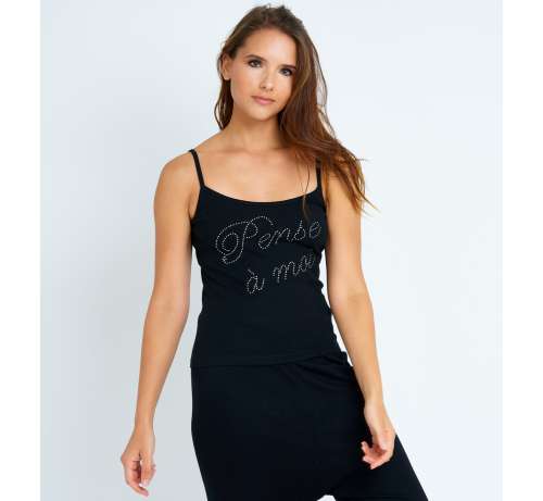 Débardeur de nuit message Penses à moi