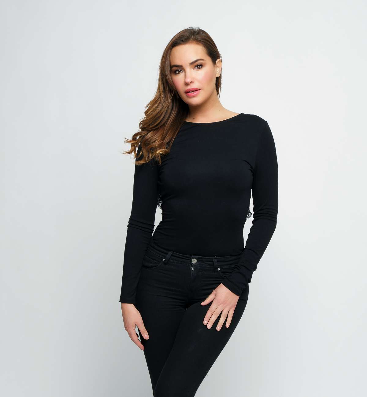 Body Manche Longue Dentelle Dos