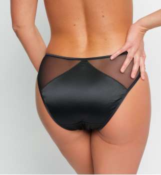 Slip Satin et Résille 2