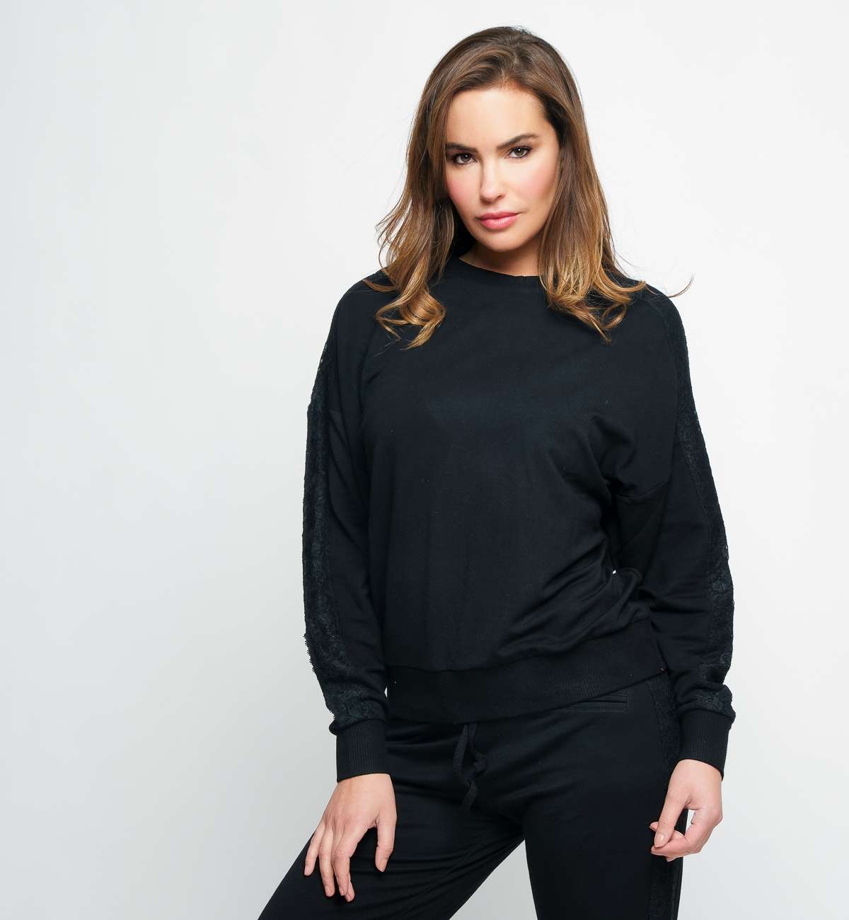 Sweat bambou dentelle Sweat bambou dentelle