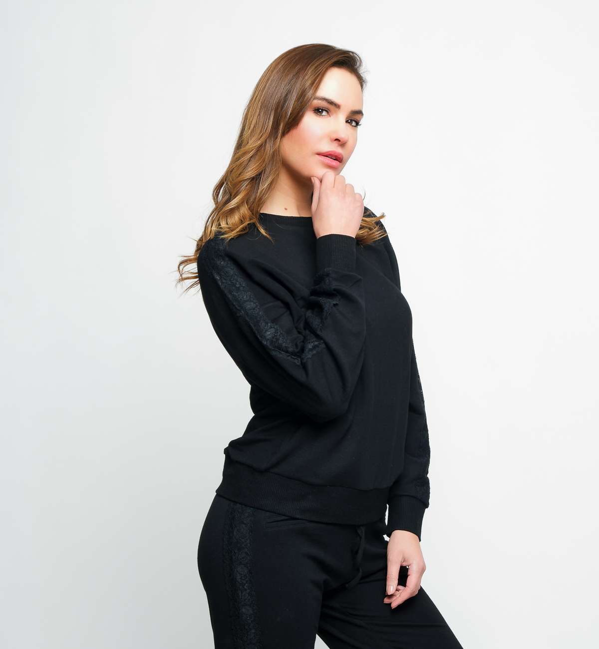 Sweat bambou dentelle Sweat bambou dentelle