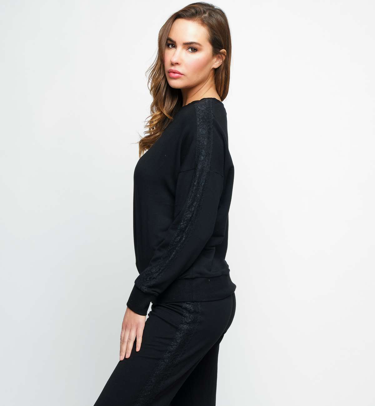 Sweat bambou dentelle Sweat bambou dentelle