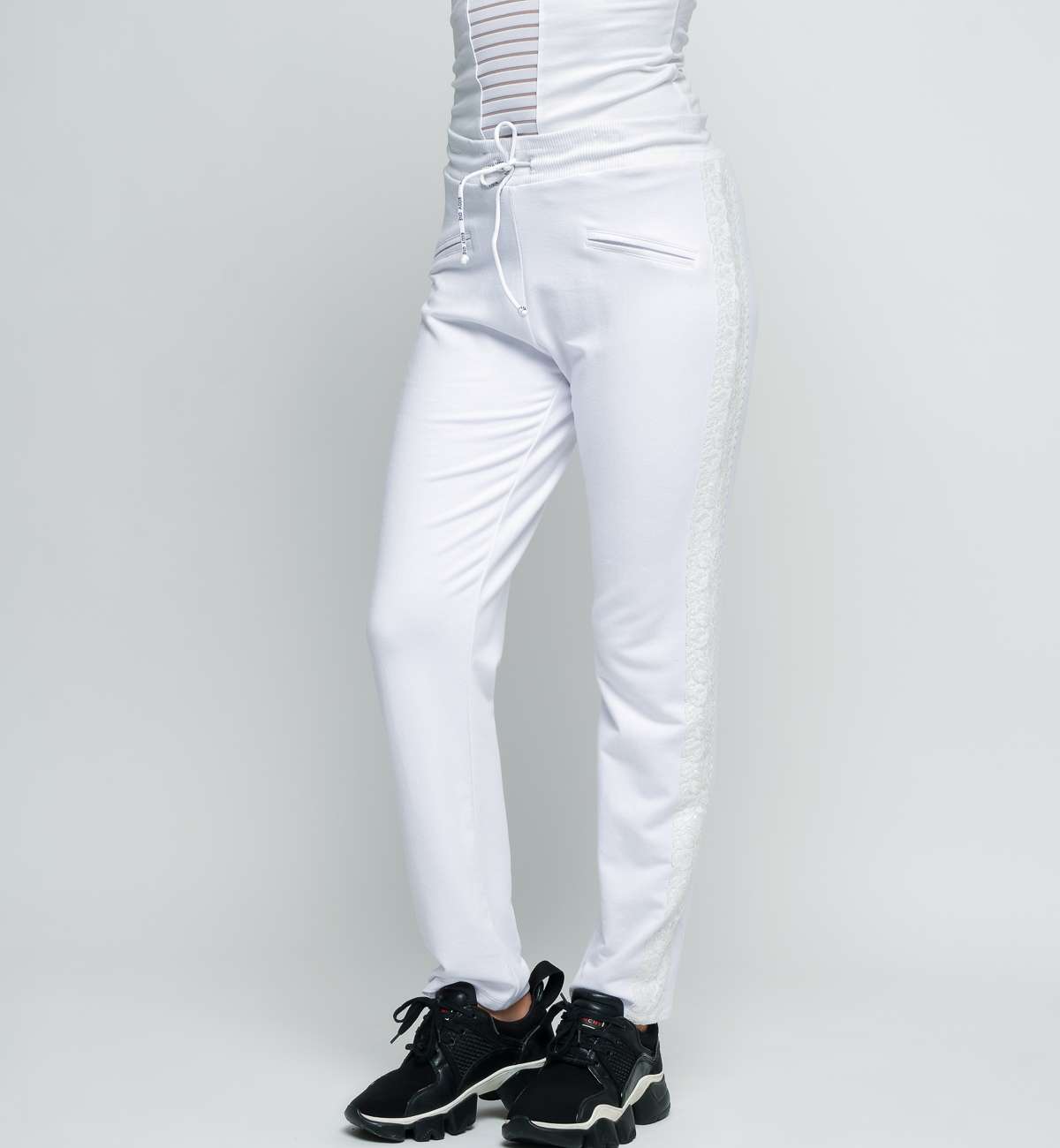 Jogging Bambou bande dentelle