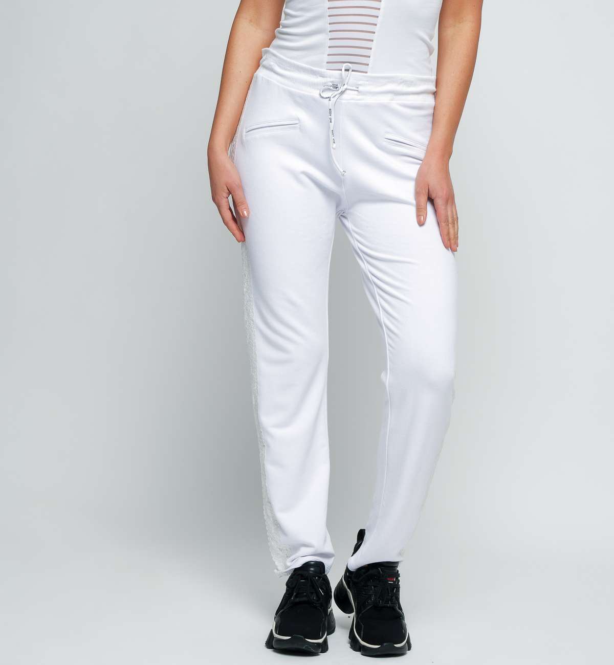 Jogging Bambou bande dentelle