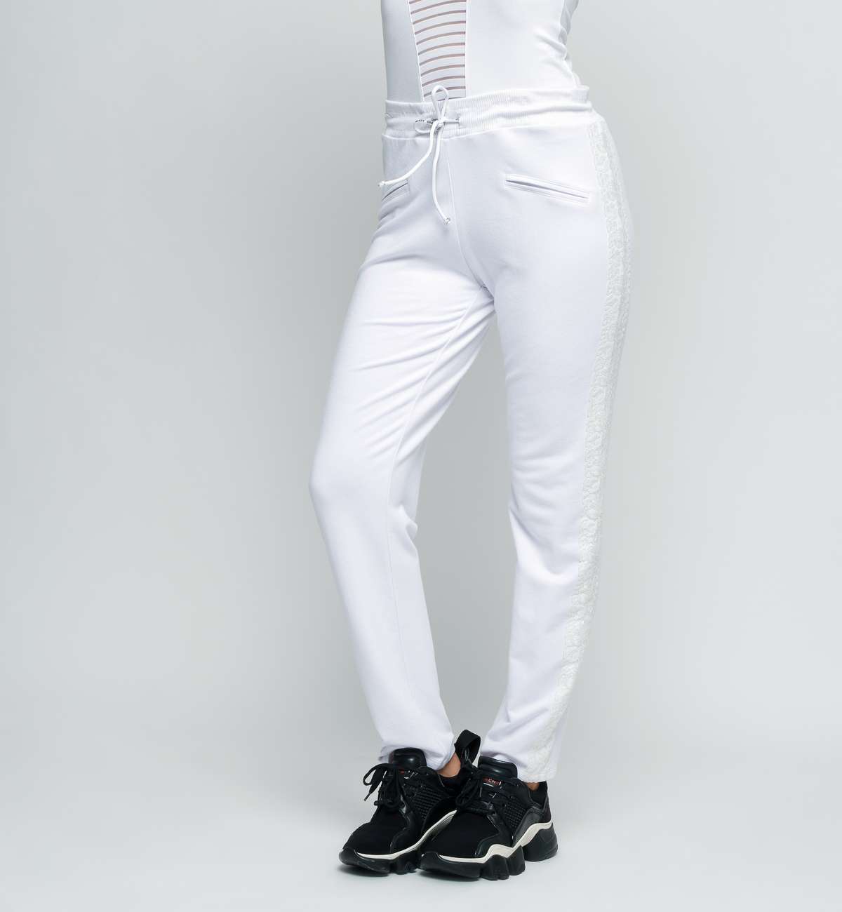 Jogging Bambou bande dentelle