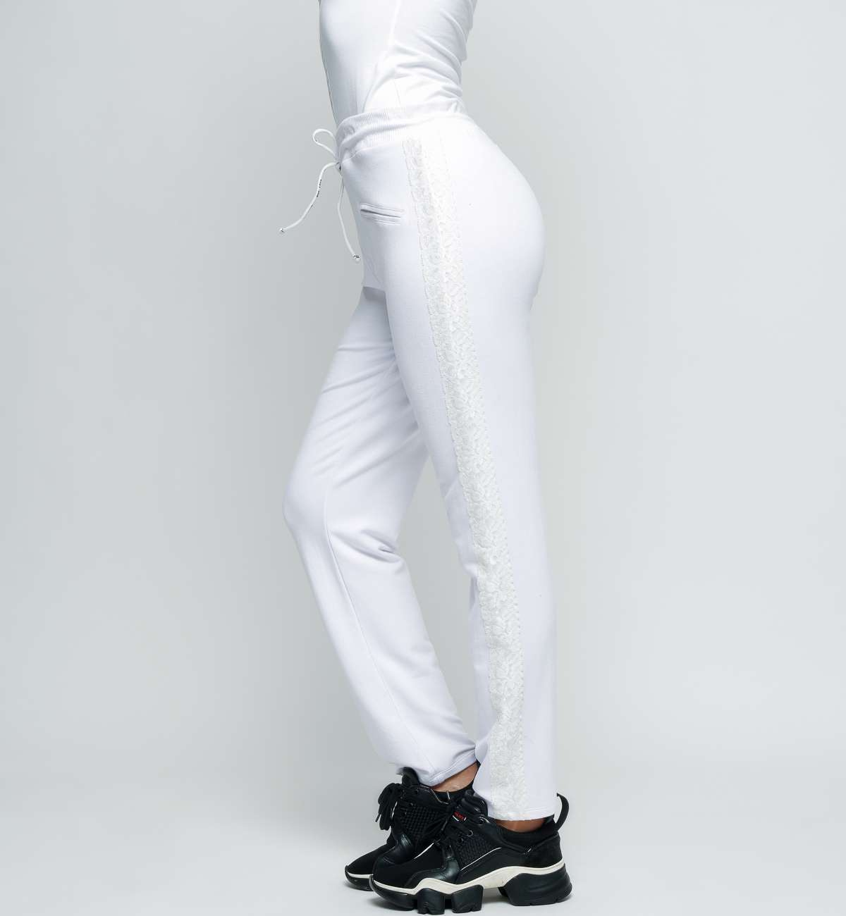 Jogging Bambou bande dentelle