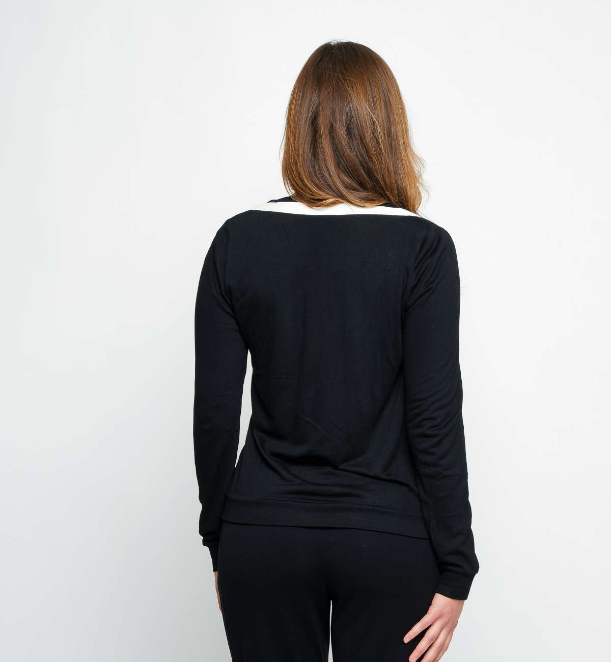 Top manches longues Col Plongeant