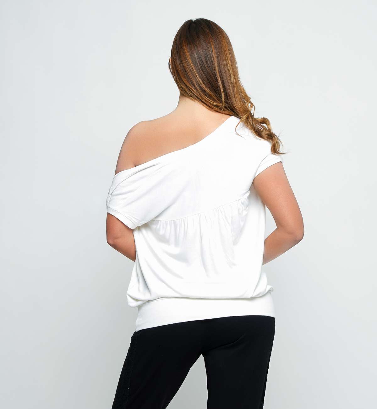 T shirt Bambou sans manche col Bateau