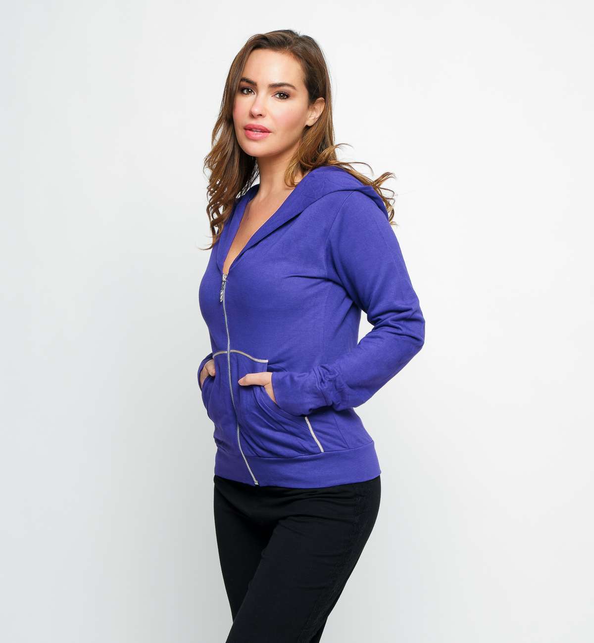 Gilet Capuche broderie dos Bambou Gilet Capuche broderie dos Bambou