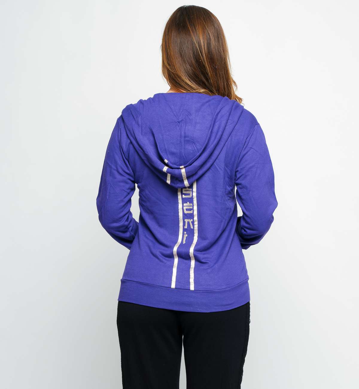 Gilet Capuche broderie dos Bambou Gilet Capuche broderie dos Bambou