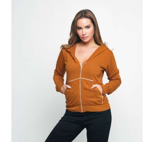 Gilet Capuche Bambou