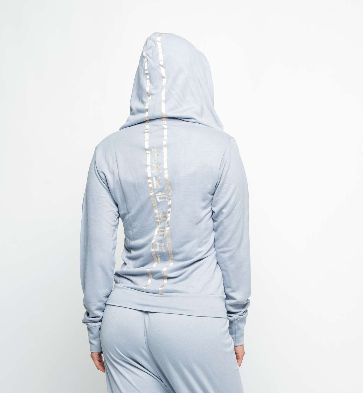 Gilet Capuche broderie dos Bambou Gilet Capuche broderie dos Bambou