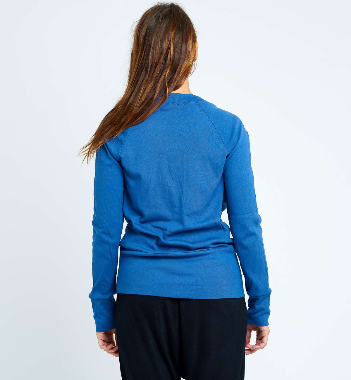 T-shirt grand col V décolleté coton