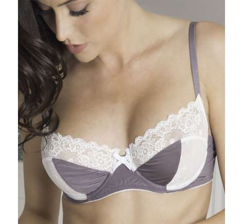 Soutien Gorge classique microfibre et dentelle Helena