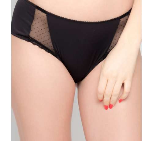 Shorty microfibre et dentelle Helena