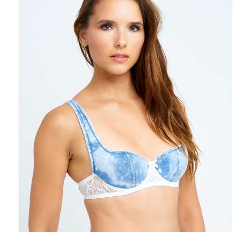 Soutien gorge corbeille délavé dentelle