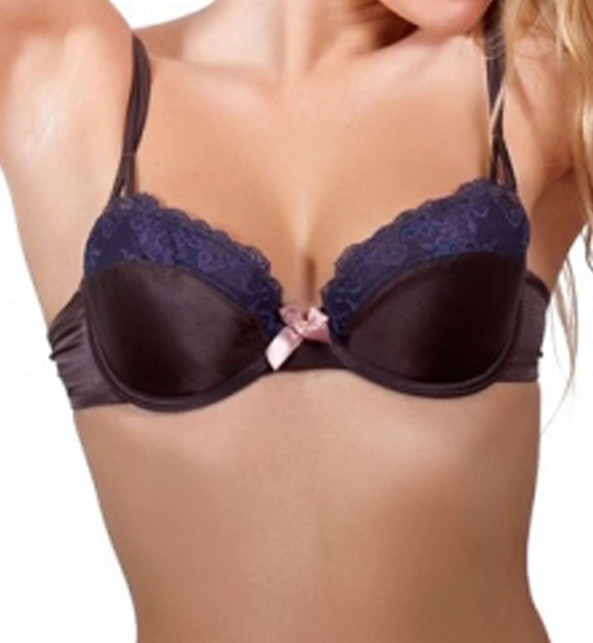 Soutien gorge push up soie et...