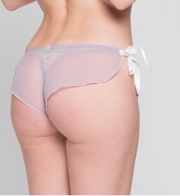Shorty ouvert ruban dentelle résille 2